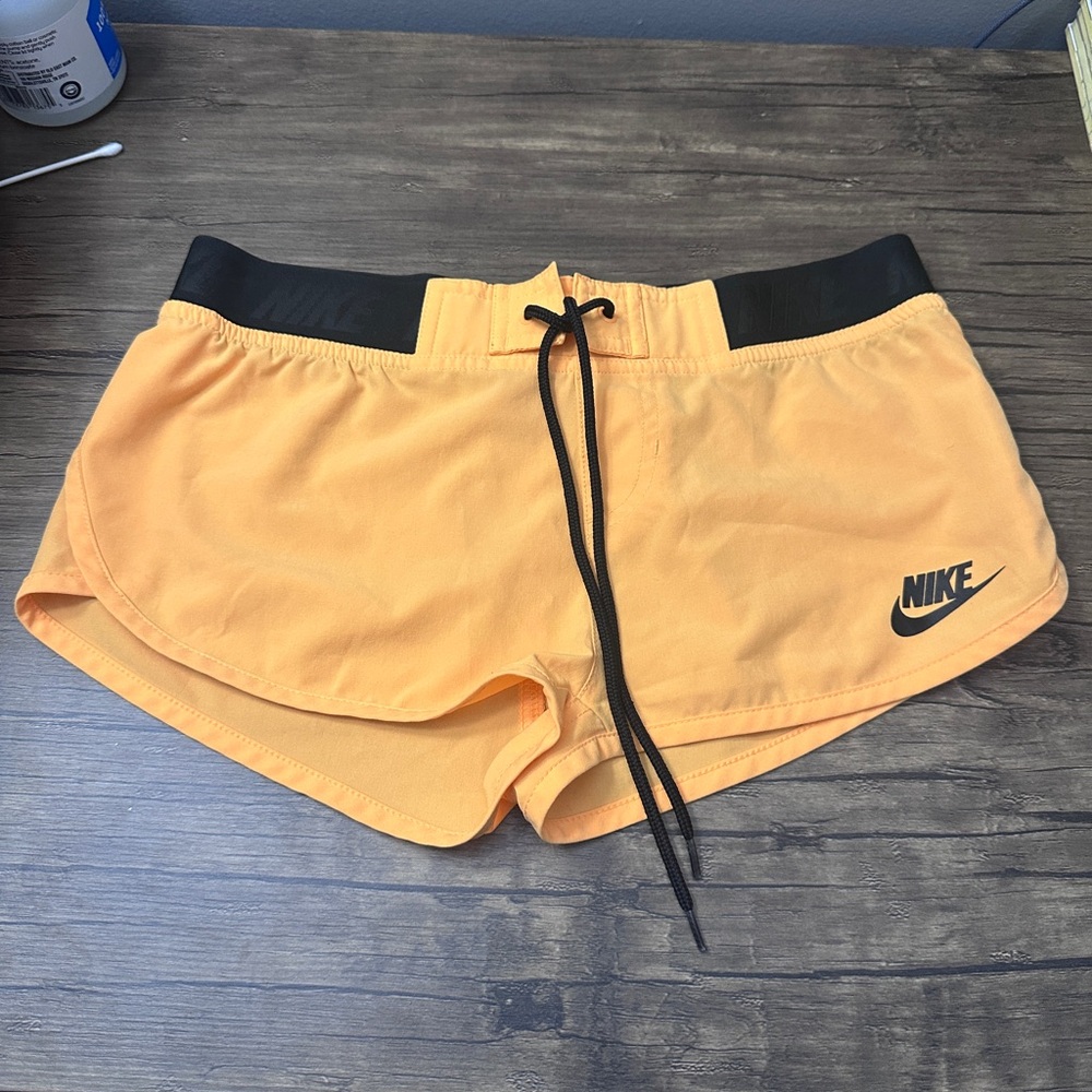 Nike Yellow Athletic Shorts Lightweight Design